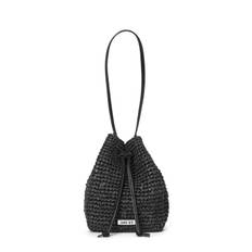 DAY ET - Bucket taske Day Straw - Svart