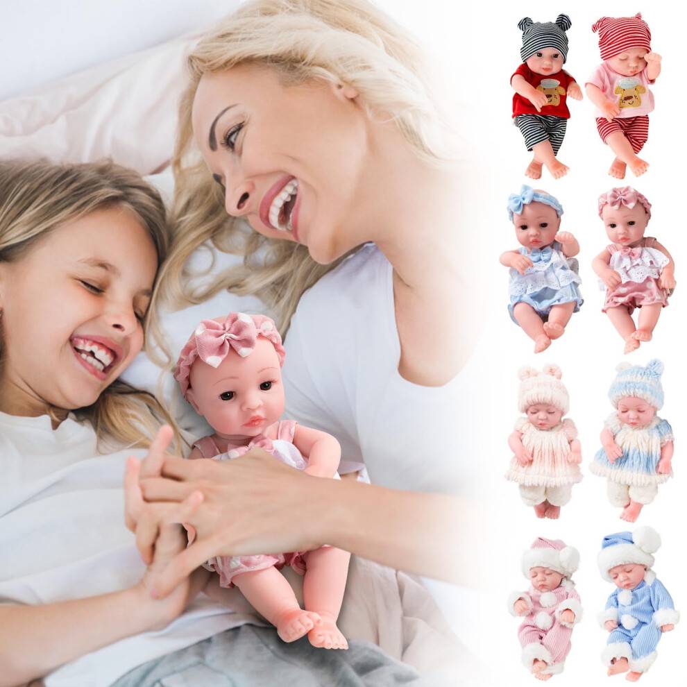 Reborn Baby Doll Blød Plastik Simuleringslegetøj 1 stk.