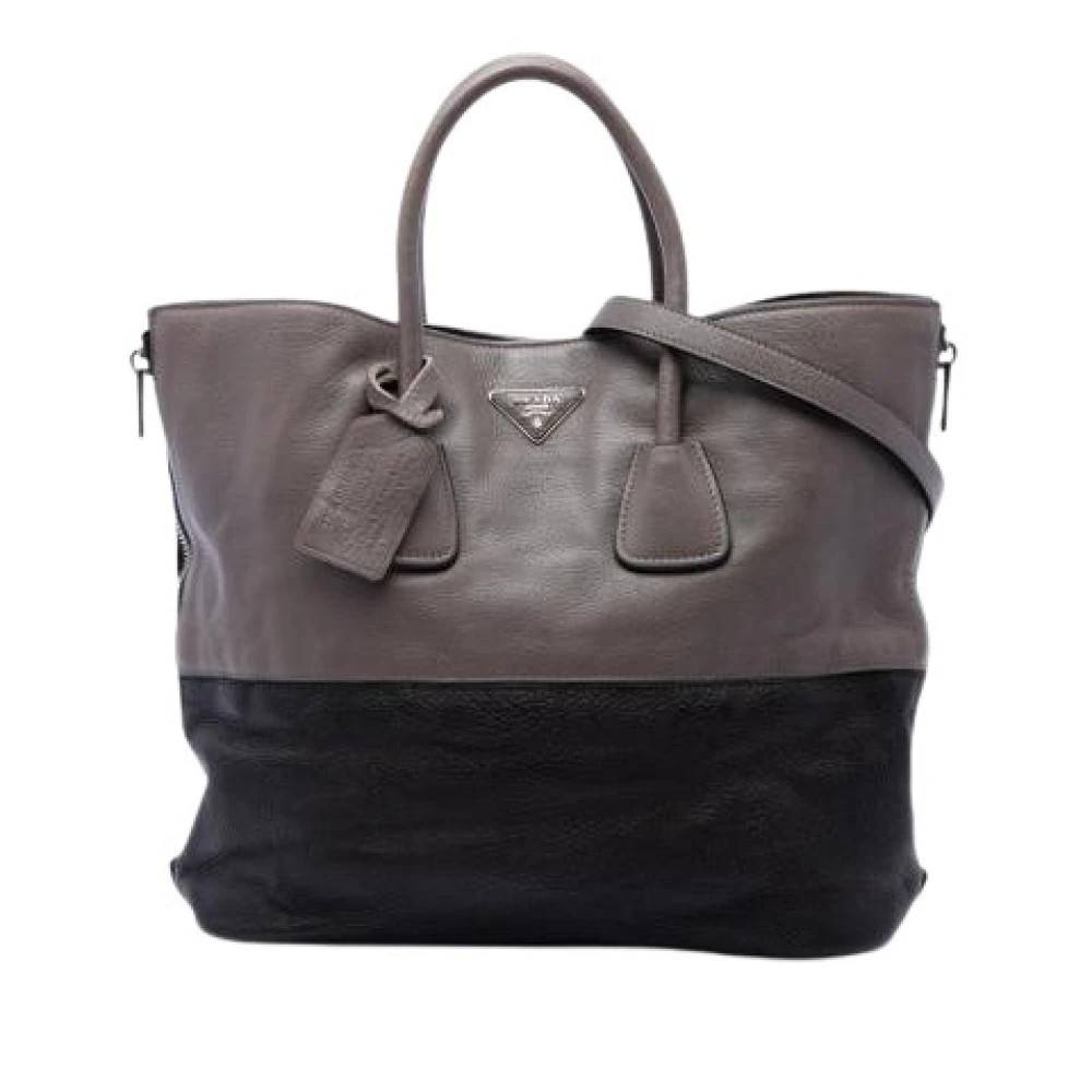 Prada Vintage Pre-owned Satchel - Vintage - Dame - Flerfarvet - ONE SIZE - Uld