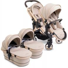 ICandy Peach 7 Twin Stroller Biscotti