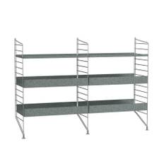 String - Udendørs reolsystem A Galvaniseret - Hylder & Reolsystemer - Nils Strinning - Sølv - Metal