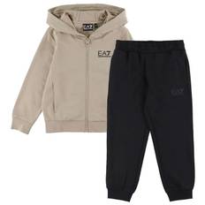 EA7 Sweatset - Beige/Svart - EA7 - 8 år (128) - Sweatset