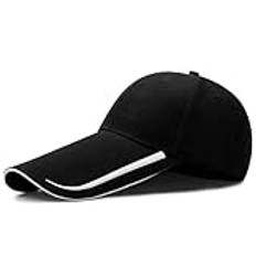 WUFANGBU herr keps hatt lång visir stort huvud man stor storlek lediga hattar cool fiskehatt man plus storlek basebollkepsar