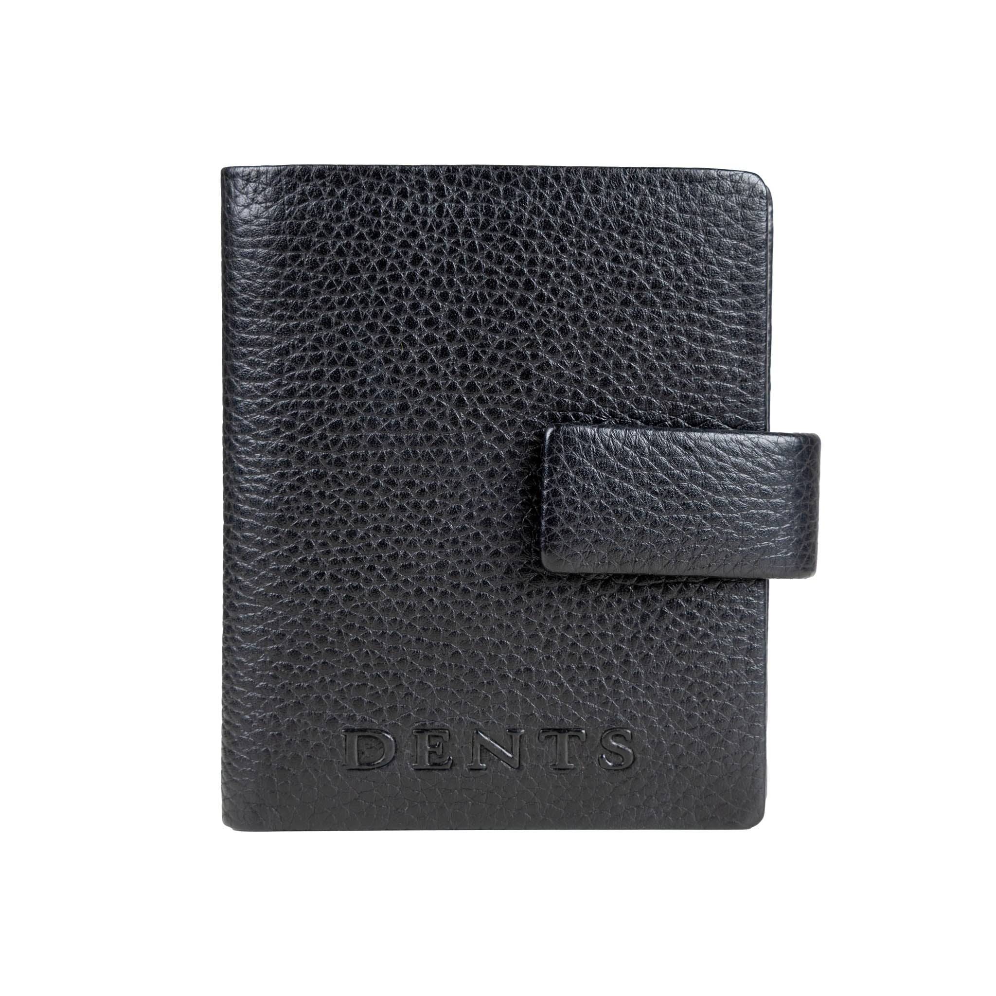 Men’s Pebble Grain Leather Bifold Card Holder with RFID Blocking