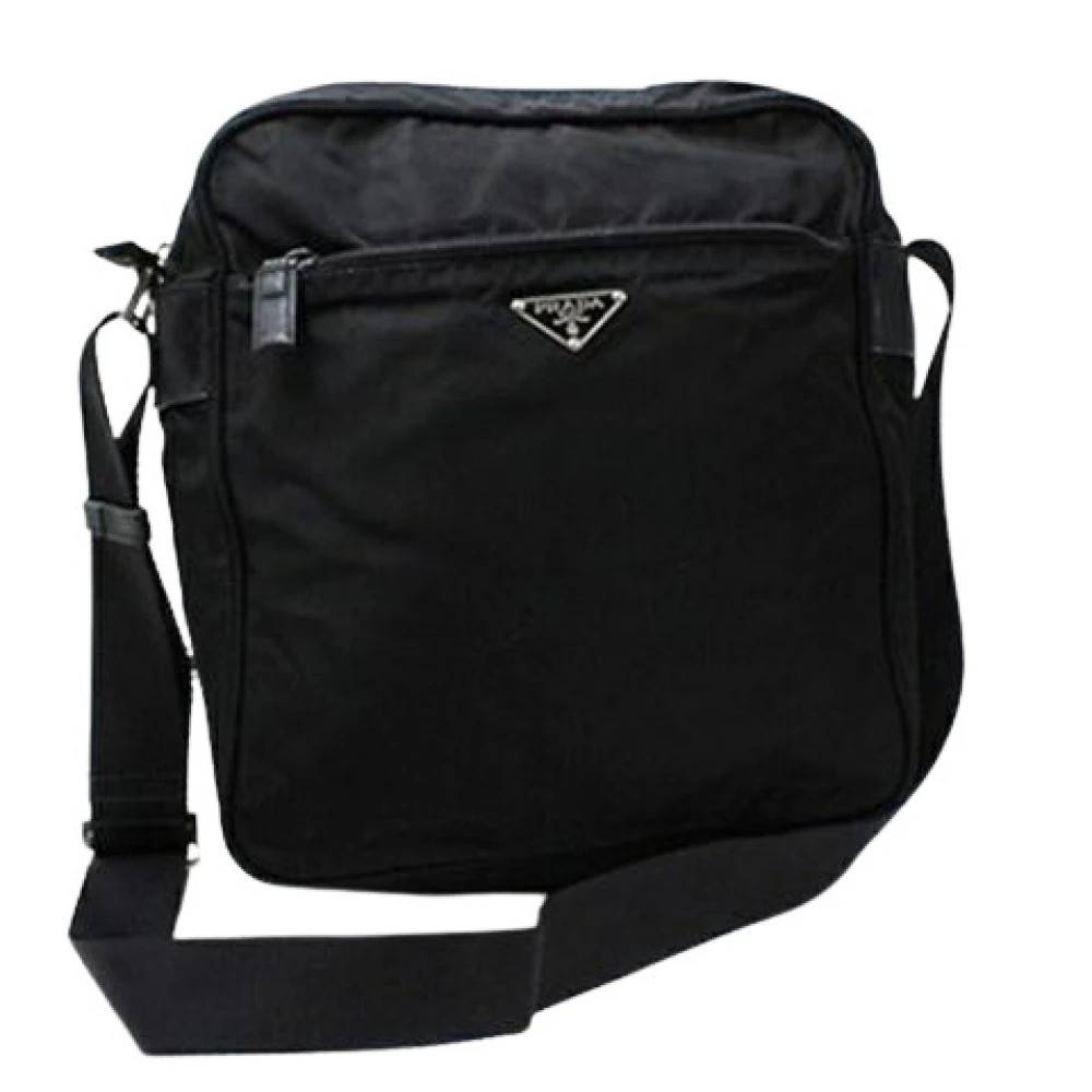 Prada Vintage Pre-owned nylon prada-tasker - Vintage - unisex - Sort - ONE SIZE - Nylon