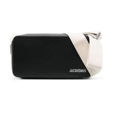 Jacquemus, Väskor , Herr, ONE Size, Läder, Horisontell läder messenger väska