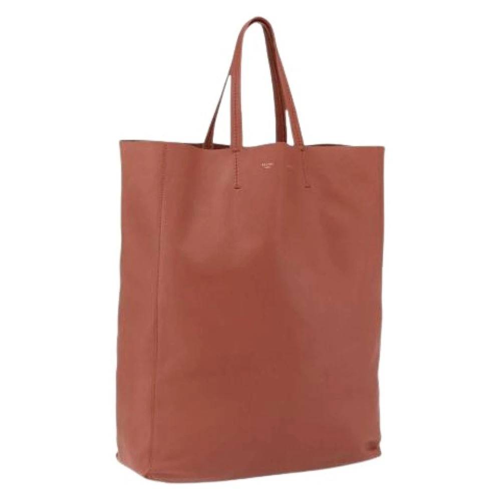 Celine Vintage Pre-owned Vintage Tote Bag - Vintage - Dame - Lyserød - ONE SIZE - Uld