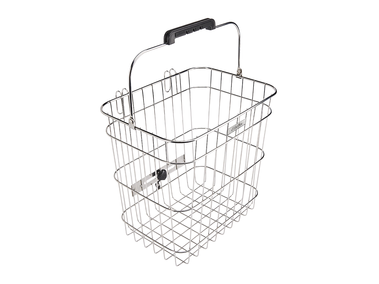 Cykelkorg Electra Stainless Wire Polished Silver Bak