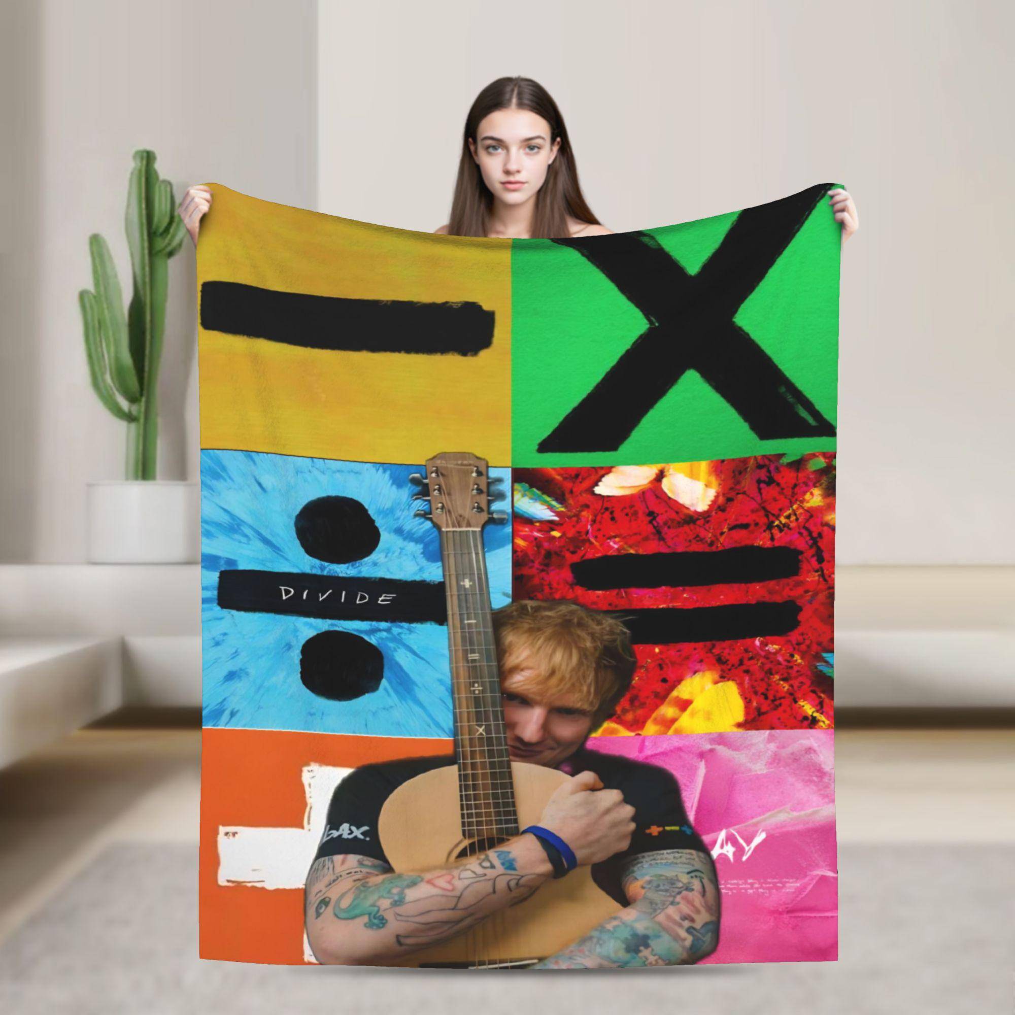 Ed Sheeran Loop Tour Blanket Multi-size Super Soft and Warm Throw Blankets for Couch Sofa and Bed