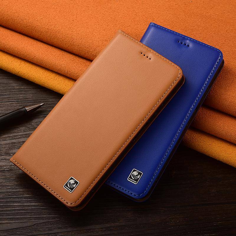 Napa äkta läder flipfodral för Xiaomi Poco F1 F2 F3 F4 F5 F6 F7 F8 Pro GT Ultra 5G Fodral med korthållare Reptålig