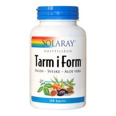 Tarm i Form Figen-Sveske-Aloe vera - 100 kap - Solaray