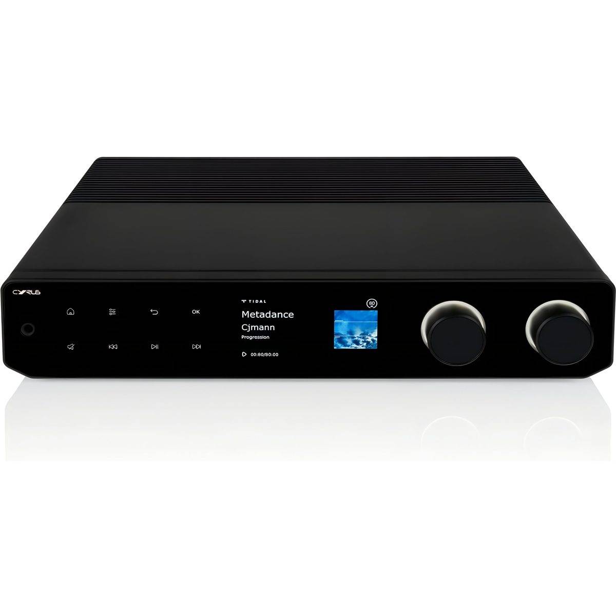 Cyrus 80 AMP - Stereo integrerad transistorförstärkare, Qobuz, Tidal, Spotify, Deezer, A + B