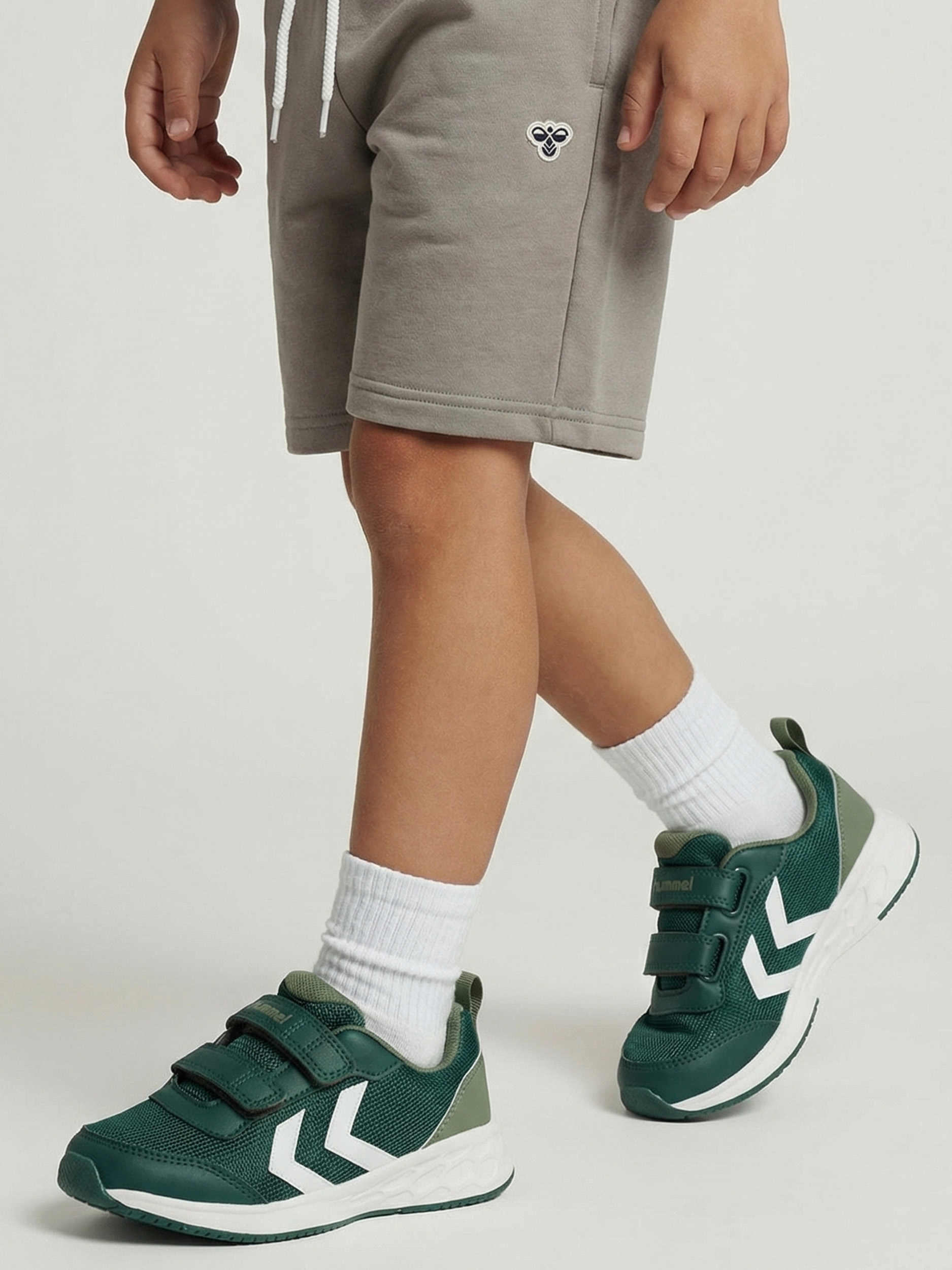 Hummel - Turbo Run 1.0 Jr | Green | Lifestyle Runners | Børn | Str. 31 - Hurtig levering 1-2 hverdage