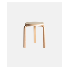 Artek - Alvar Aalto Stool 60 Natural lacquered - PÅ LAGER