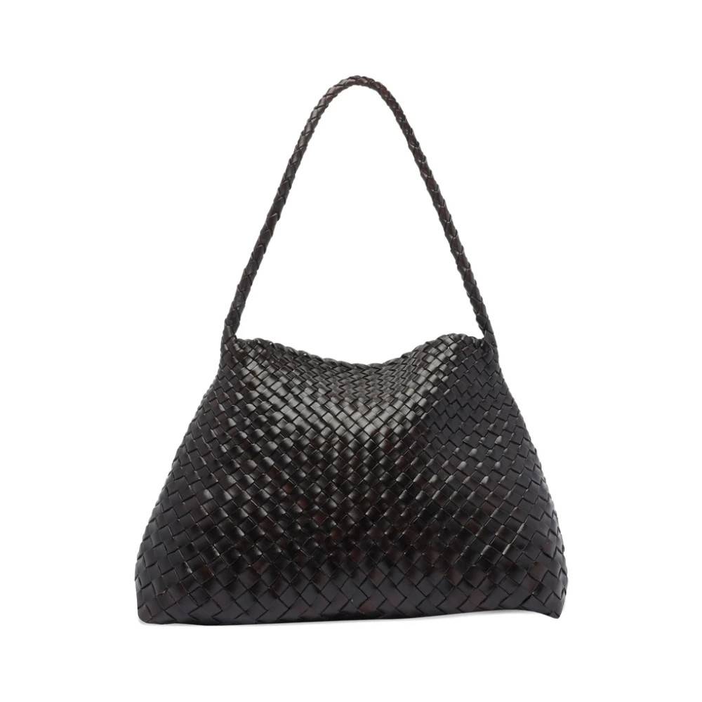 Dragon Diffusion Santa Croce Mini Vævet Skuldertaske - Tasker - Dame - Brun - ONE SIZE - Uld