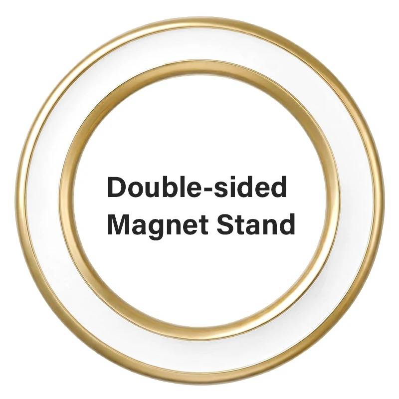 Double-sided For MagSafe Magnetic Ring Holder Adhesive Strong Magnet Cellphone Wall Mount Mobile Phone Tablet Stand for IPhone