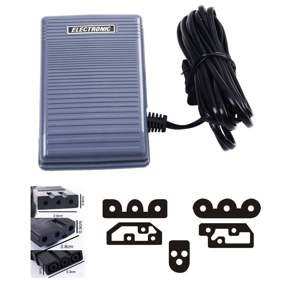 Sewing Machine Accessories Foot Pedal Speed Adjustor Controller Motor Control Switch PowerCord Electric For Brother Singer Part