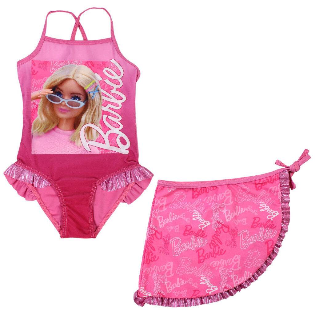 Barbie Style barnbaddräkt och sarong set 5 - 6 år / 110 - 116 cm