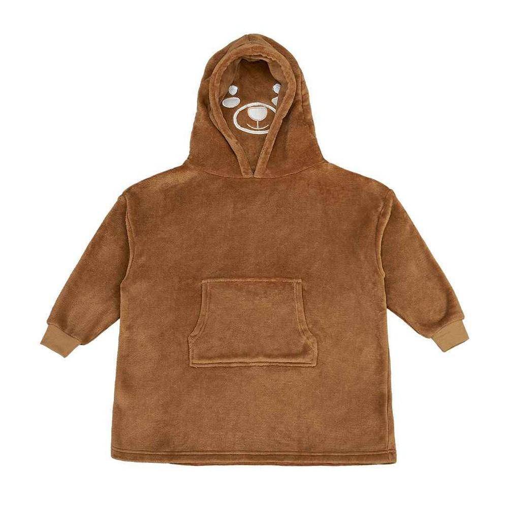 Brand Lab Barn/barn karaktär Teddy Bear Hoodie filt 5-8 Years brun