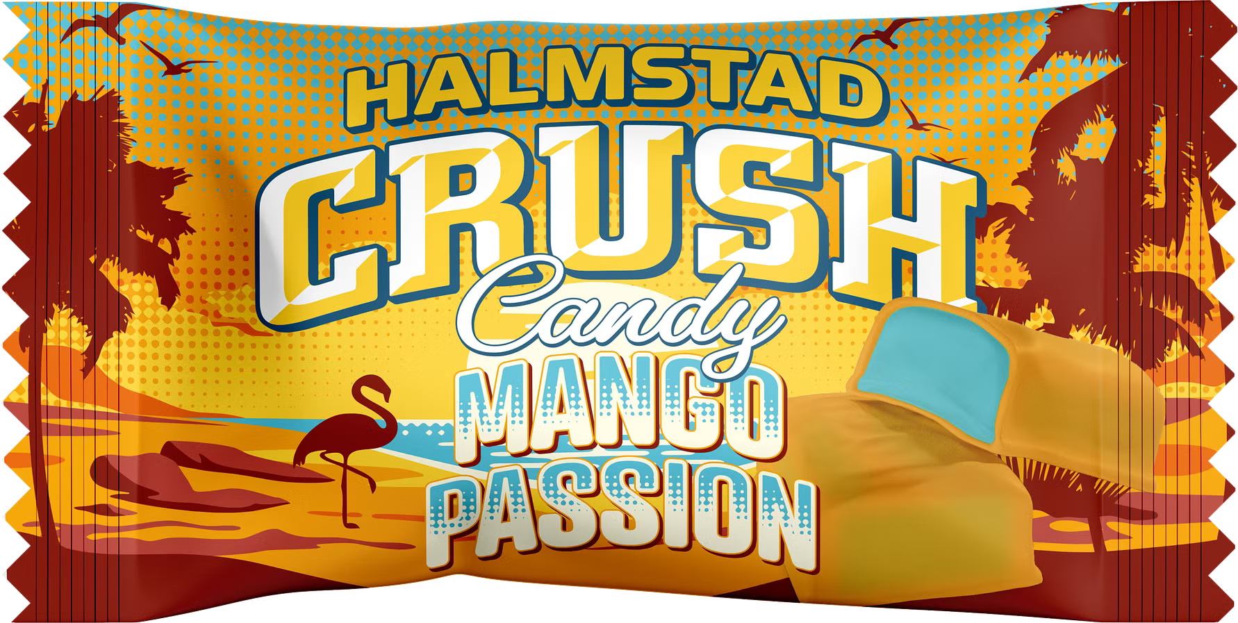 Halmstad Crush Candy Mango Passion (Vikt: 100g)