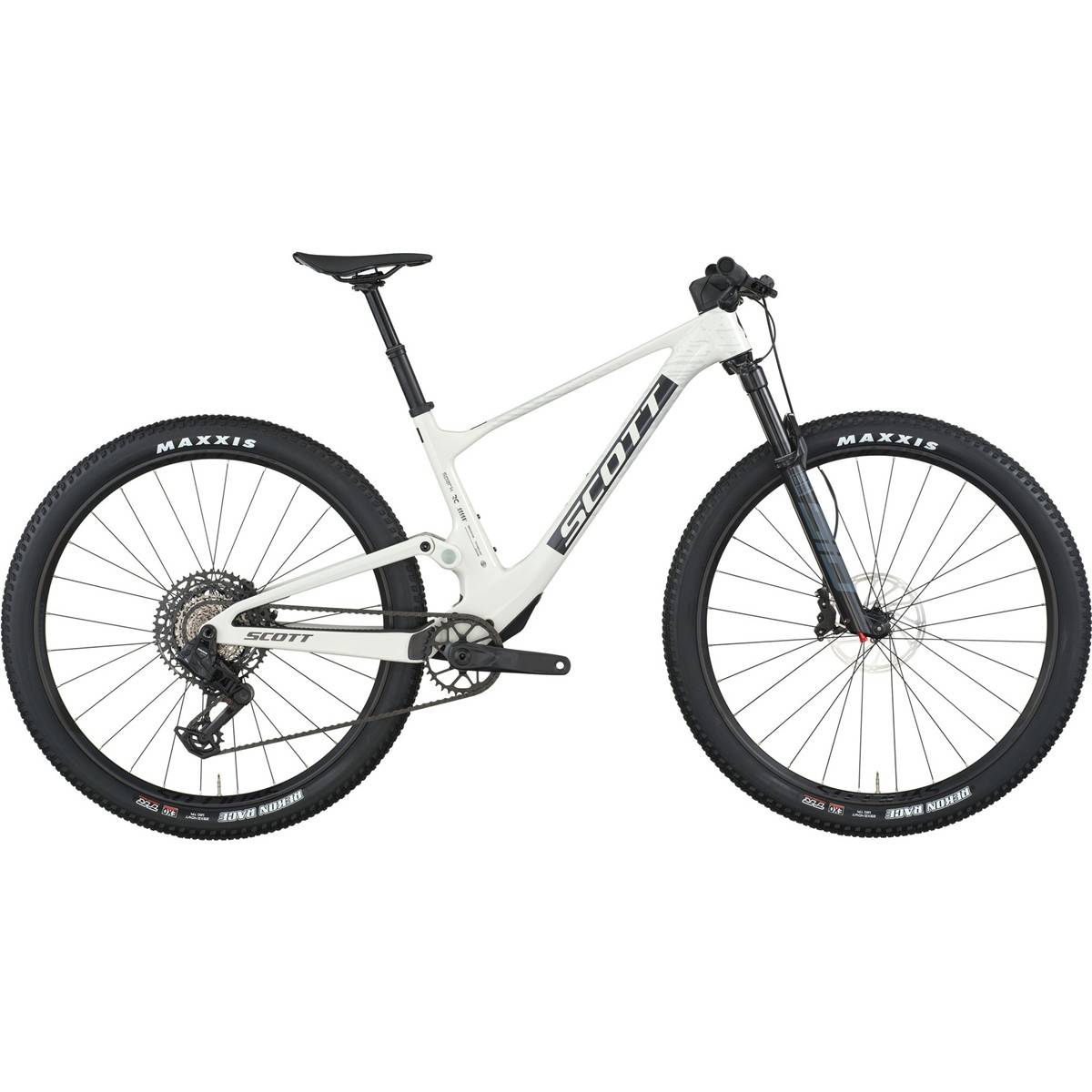 Heldämpad MTB Scott Spark RC Team Whisper Grey L - Grå ( )