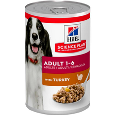 Hills Science Plan Adult Turkey Canned - Wet Dog Food 370 g x 12