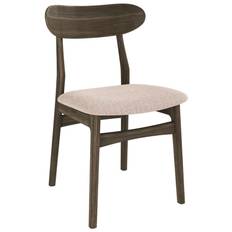 Aster med beige tygsits Rökoljad ek - Stol