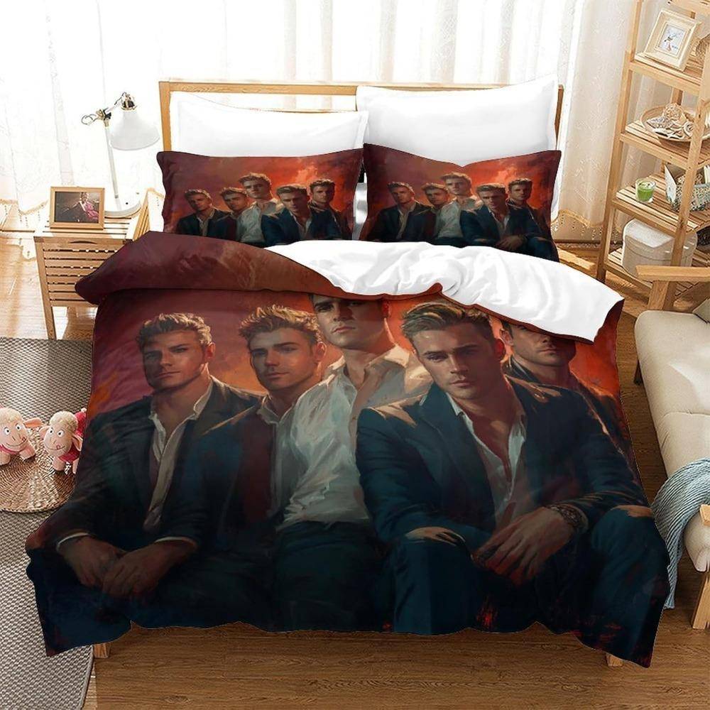 Westlife Påslakanset, Sängklädesset, Barnsängkläder, Dragkedja med örngott, Sängset för pojkar och flickor, Barns Enkelsäng 135x200cm