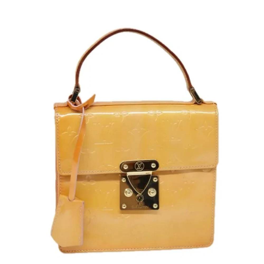 Louis Vuitton Vintage Pre-owned Vintage Håndtaske - Vintage - Dame - Gul - ONE SIZE - Læder
