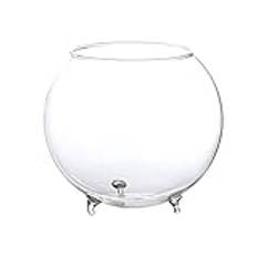 HJHIKJK Liten akvarium Clear Glass Vase Flower Planter Pot Terrarium Container Mini Fish Tank Bowl