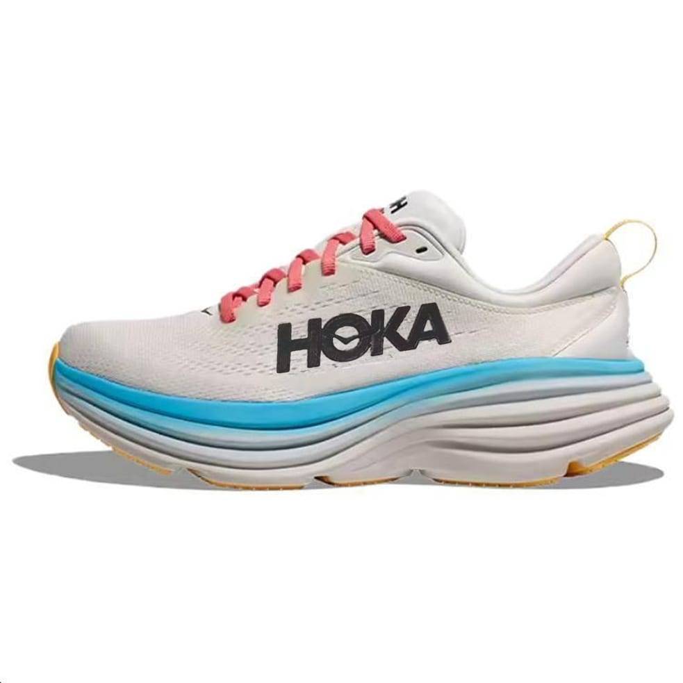 HOKA ONE ONE Bondi 8 Blanc De Blanc Swim Day Dam 1127952-BSW cm blå