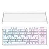 Geekria TKL-dammskydd för tangentbord (tenkeyless), frostade akryltangenter, för 80% kompakt 87-tangenters mekaniskt gaming/trådlöst tangentbord, kompatibelt med Logitech G715, G713