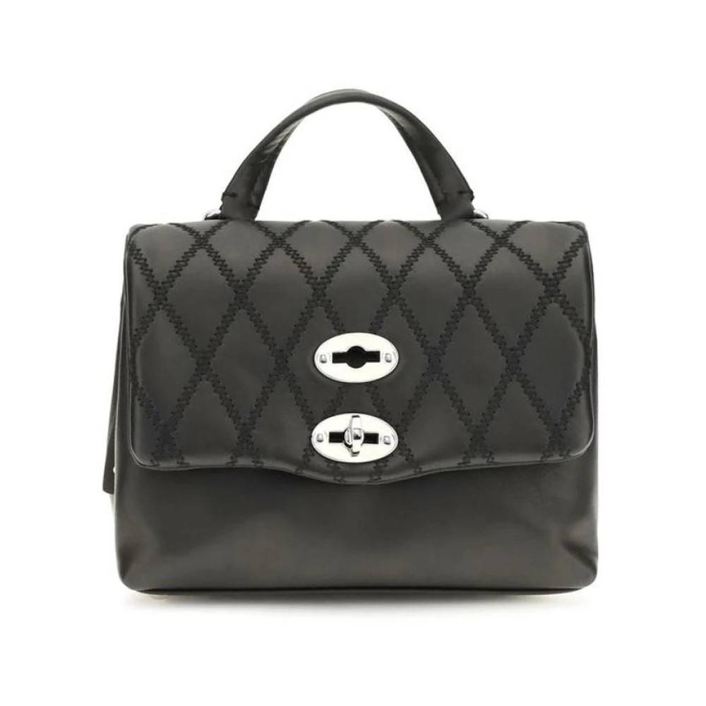 Zanellato Postina Tramé Håndtaske - Tasker - Dame - Sort - ONE SIZE - Uld