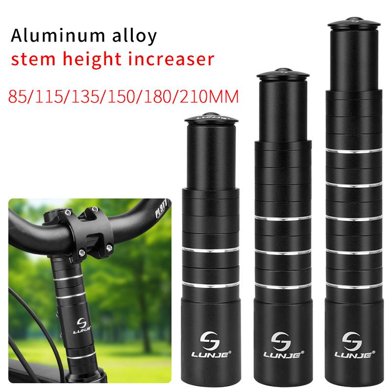 Bicycle Fork Stem Rise Up 85 115 135 150 180 210MM Bike Stem Height Extender Road Mountain Bike Handlebar Raise Adapte