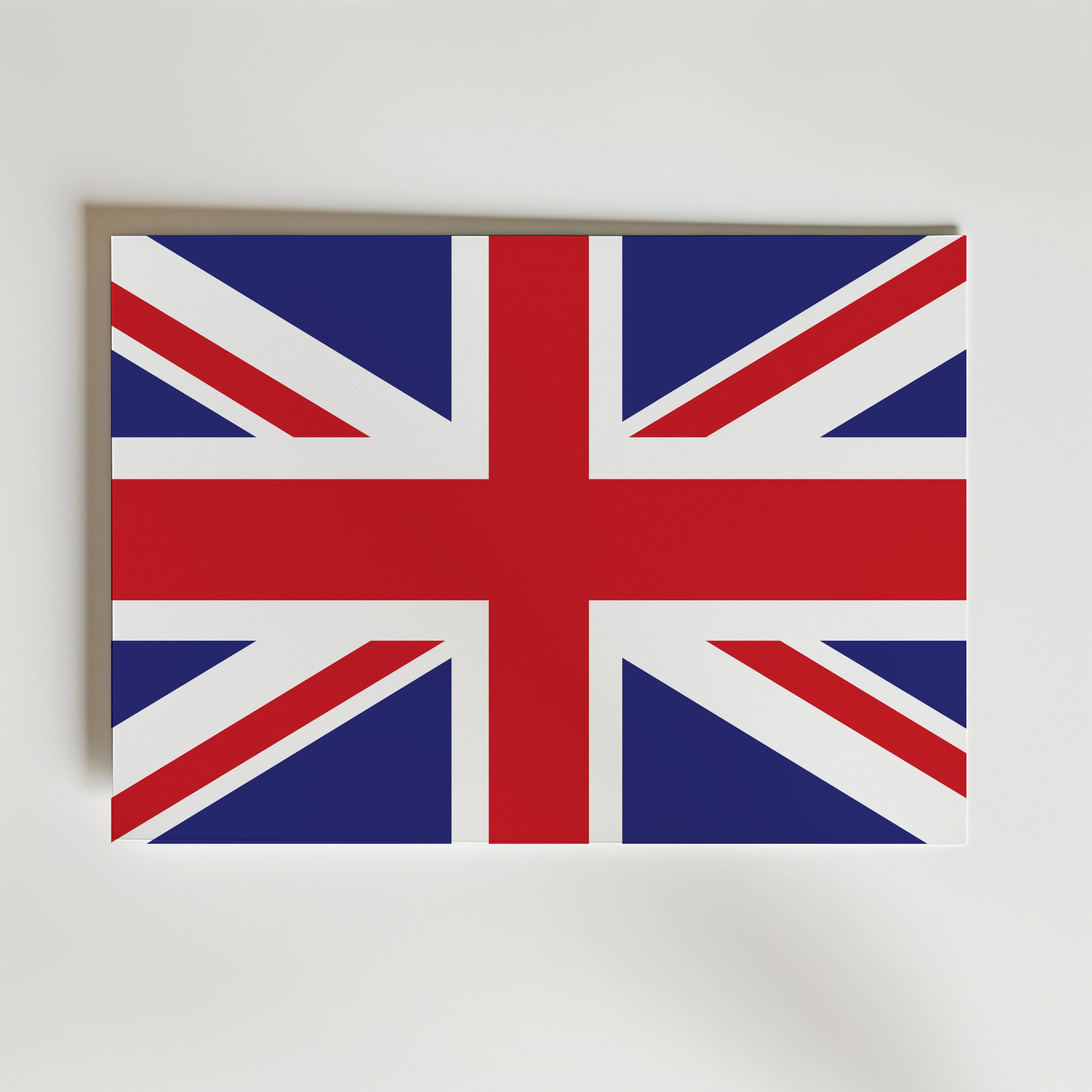 United Kingdom National Flag Poster - Canvas 70x50 cm