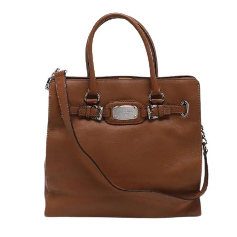 Michael Kors Pre-owned Pre-owned Hamilton Tote - Vintage - Dame - Brun - ONE SIZE - Uld