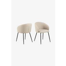 NORDFORM - Eleanor matstol med armstöd - Beige