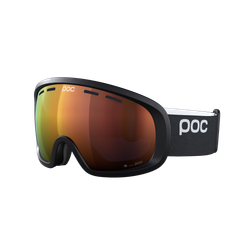 POC Fovea Mid Uranium Black - Partly Sunny Orange