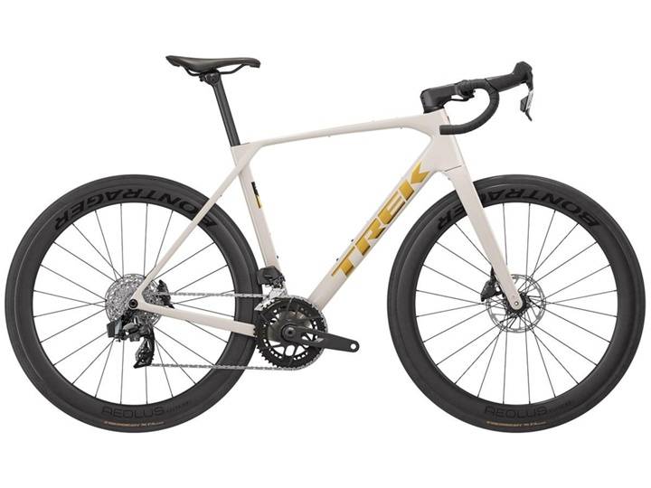 Trek Domane SL 6 AXS Rival Gen 5 Racercykel Buff Beige - Ramstorlek M/L -