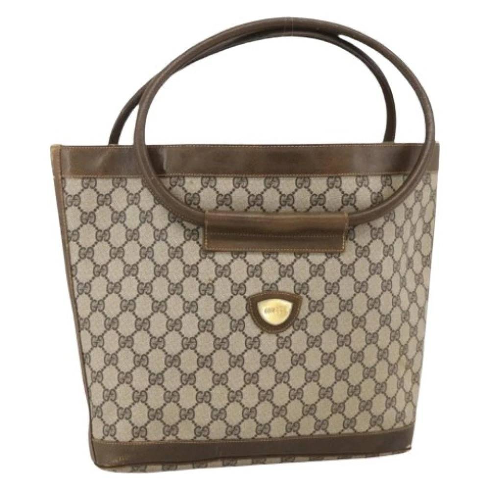 Gucci Vintage Pre-owned Vintage Tote Bag - Vintage - Dame - Beige - ONE SIZE - Uld