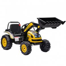 Elbil Grävmaskin för Barn Traktor Gul 3-5 år