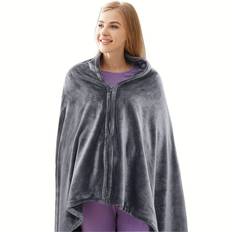 TEMU Electric Heating Blanket (150x80x1.5cm) Usb Charging And Heating Blanket, Flannel Single Person Warm Shawl, Temperature Control Adjustment, Suitable For , , Car Travel, And Preservation