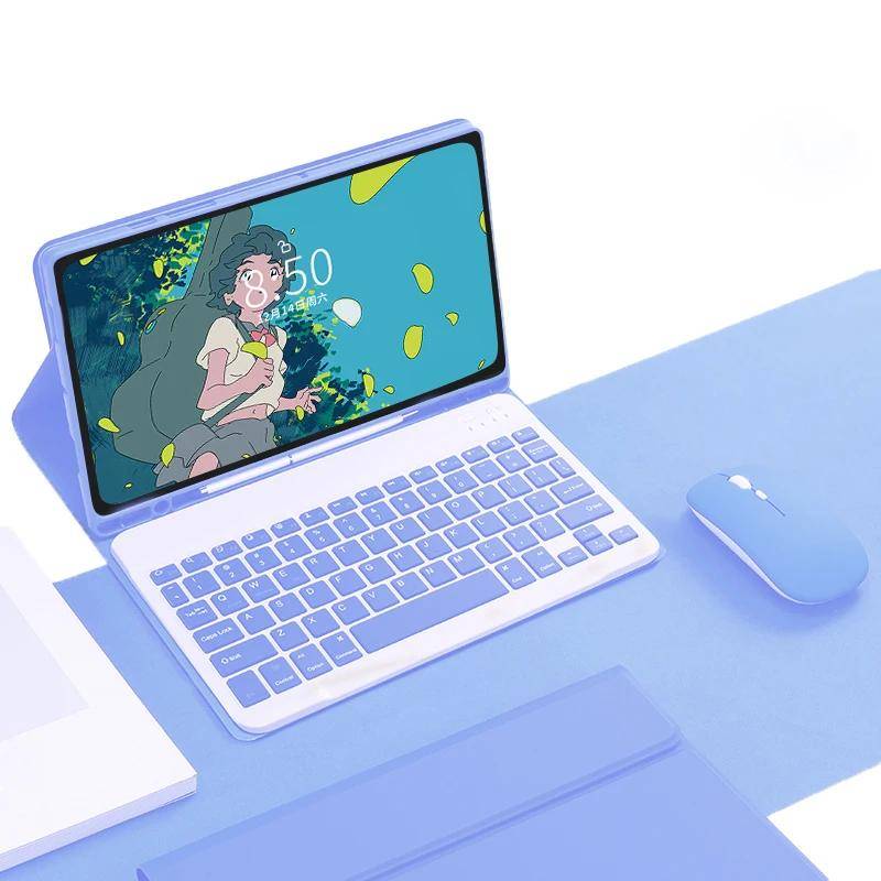 Surfplattetangentbordsfodral för Samsung Galaxy Tab A9+ A9 Plus Tab S6 Lite Tab A7 Tab A8 Tab S7 Tab S8 Tab S9 S9 FE 11 10.5 10.4 tum