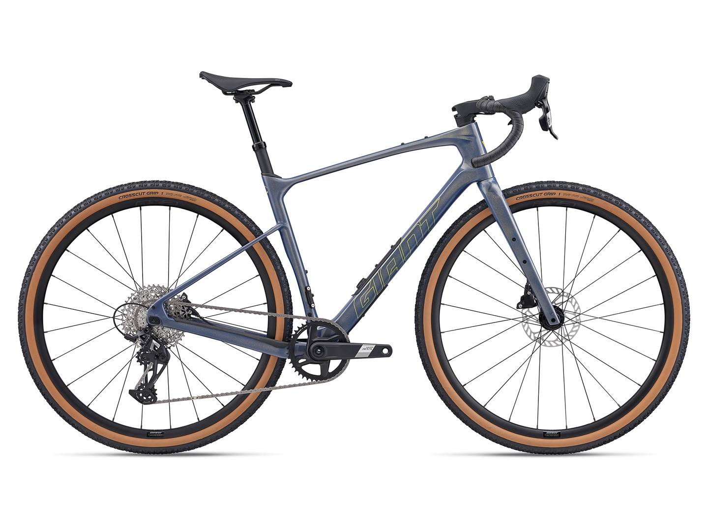 Giant Revolt Advanced 1 Gravelbike Midnight Moon, Str. L - Grå (L)