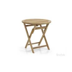 Turin runt cafébord teak 80cm