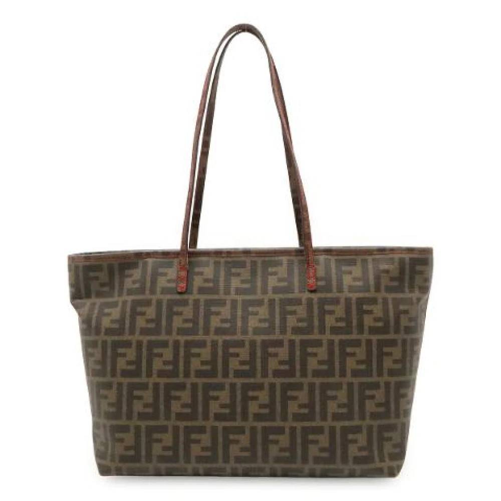 Fendi Vintage - Pre-owned Zucca Coated Canvas Tote Bag Vintage - Dam - ONE Size - Läder