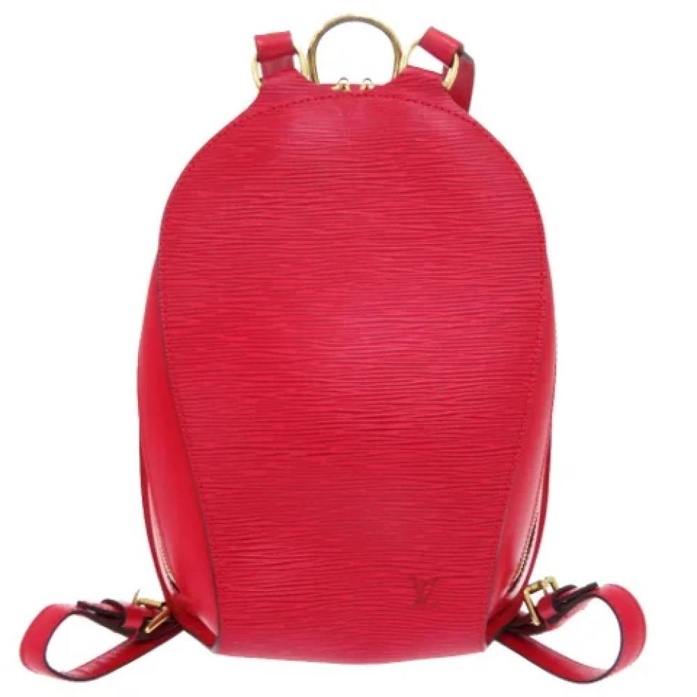 Louis Vuitton Vintage Pre-owned Laeder louis-vuitton-tasker - Vintage - Dame - Rød - ONE SIZE -