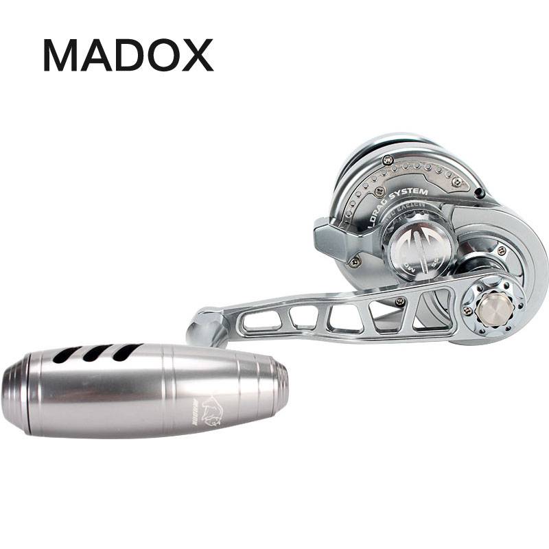 Madox Slow Jigging Reel Pe3 # - 400m Max Drag 25kg 11BB High Speed G-Ratio 6.3:1 400g Offshore Boat Fishing Reel Trolling Reel