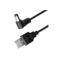 USB till 5,5 x 2,1 mm DC-kabel - 0,5 m