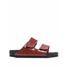 Birkenstock - Arizona Eva tofflor - dam - läder - 45 Regular - Brun